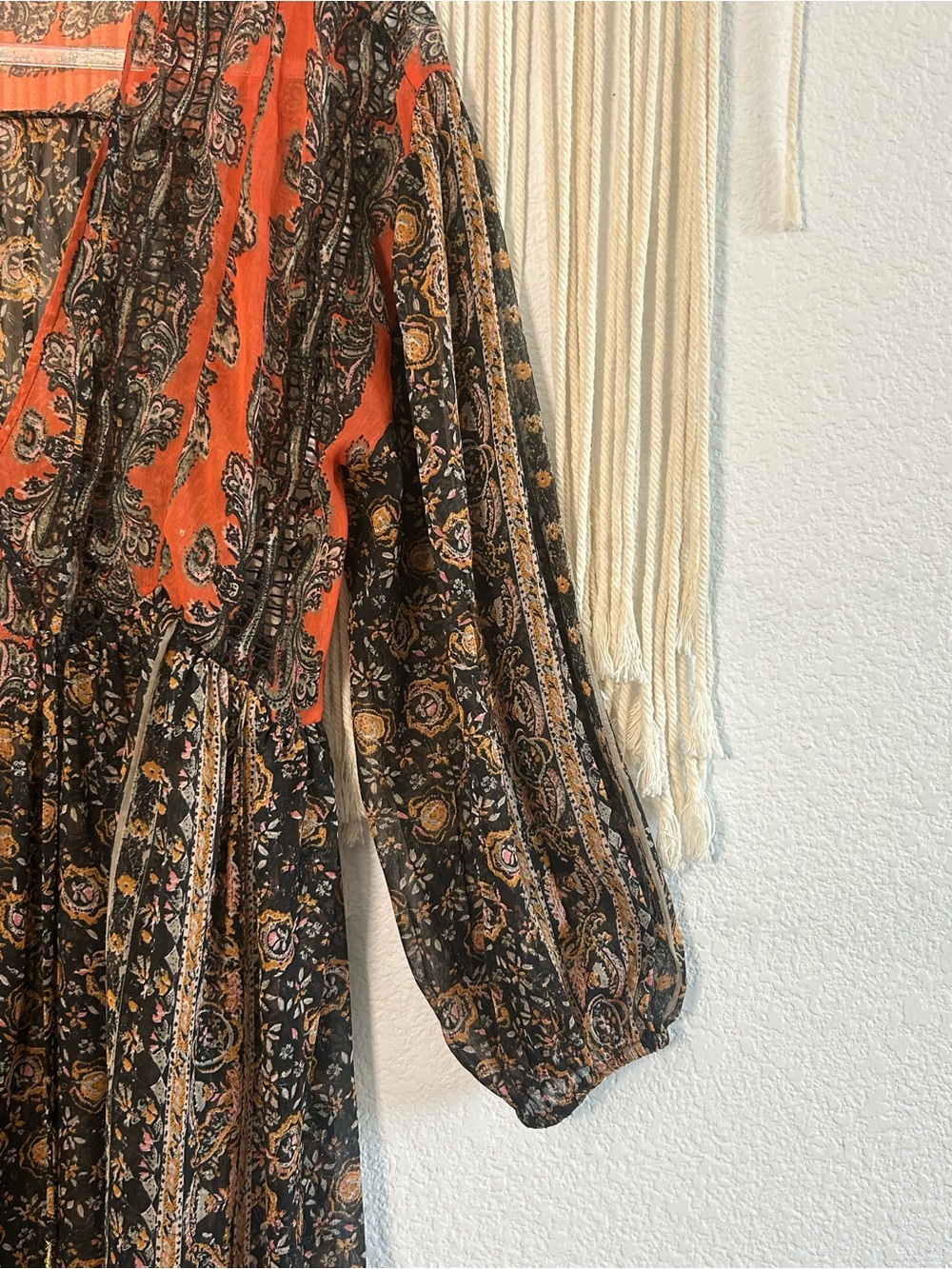 Free People Free Flowing
Printed Maxi SemiSheer Top Tunic Boho Dress - Picture 7 of 9